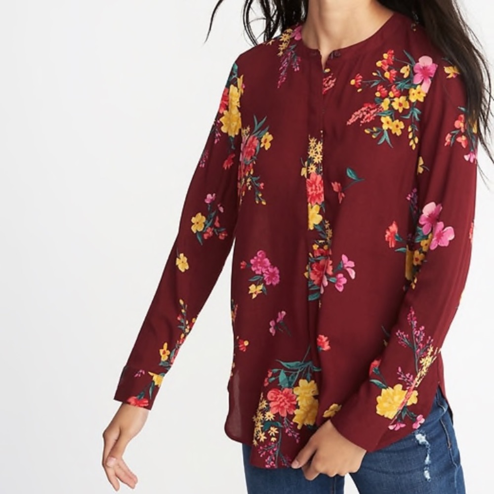 NWT OldNavy Floral Tunic - XSP